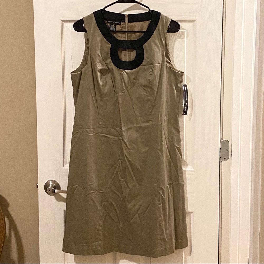 Spenser Jeremy Khaki Sleeveless Dress NWT